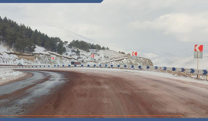 Սարավան-«Զանգեր» հատվածում և Ջերմուկ քաղաքում բուք է․ կան փակ ավտոճանապարհներ