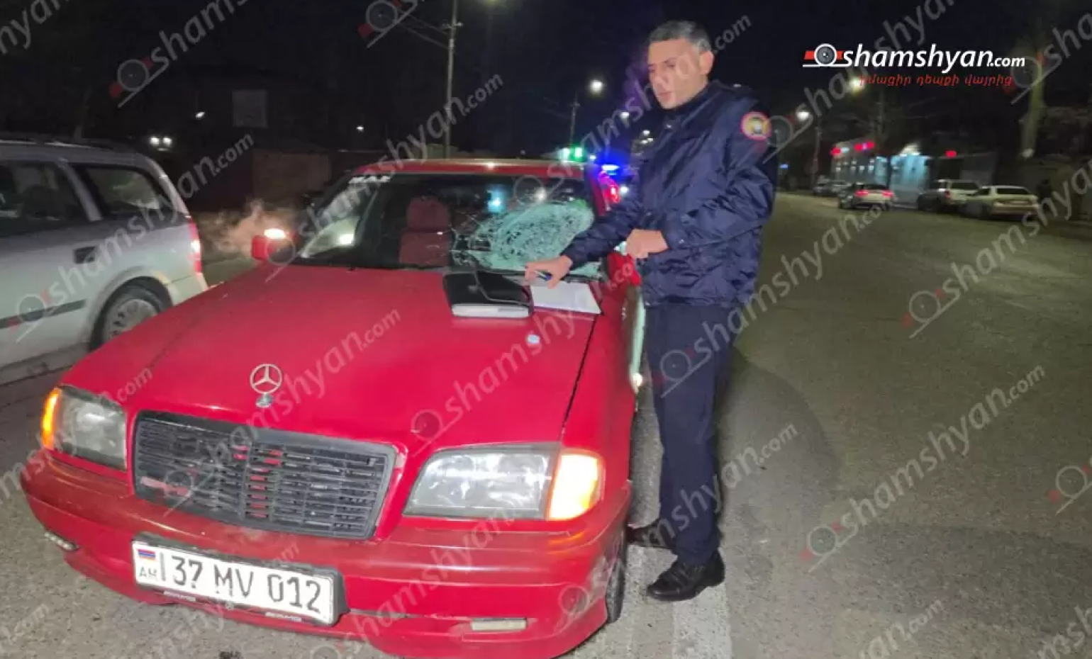 «Mercedes»-ը Արցախի պողոտայում վրшերթի է ենթարկել փողոցը չթույլատրելի հատվածով անցնող հետիոտնին