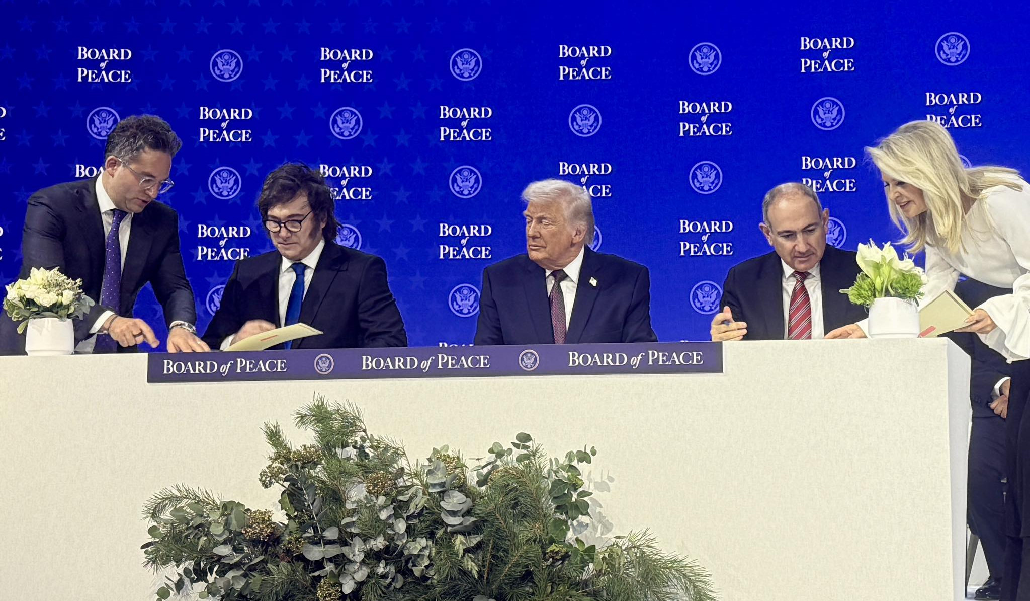 ՀՀ վարչապետը մասնակցում է «Խաղաղության խորհրդի» նիստին և Կանոնադրության ստորագրման հանդիսավոր արարողությանը