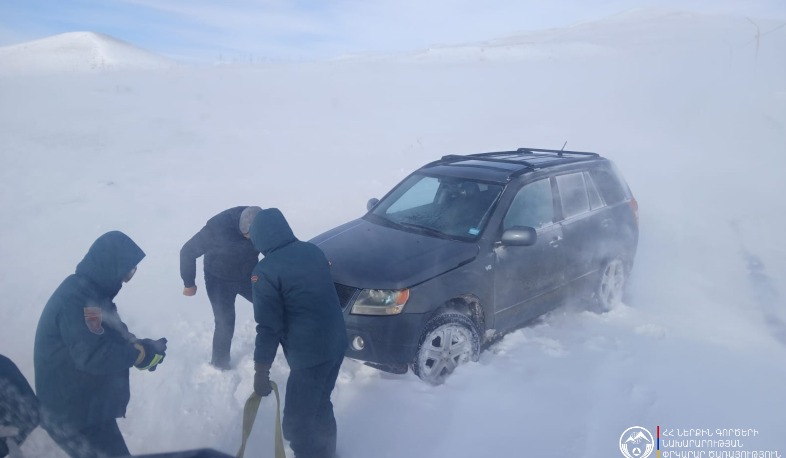 Արգելափակումից դուրս է բերվել 300-ից ավելի ավտոմեքենա, օգնություն է ցուցաբերվել 1086 քաղաքացու