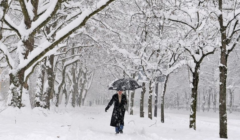 ՀՀ մի շարք հատվածներում առատ ձյուն է տեղում