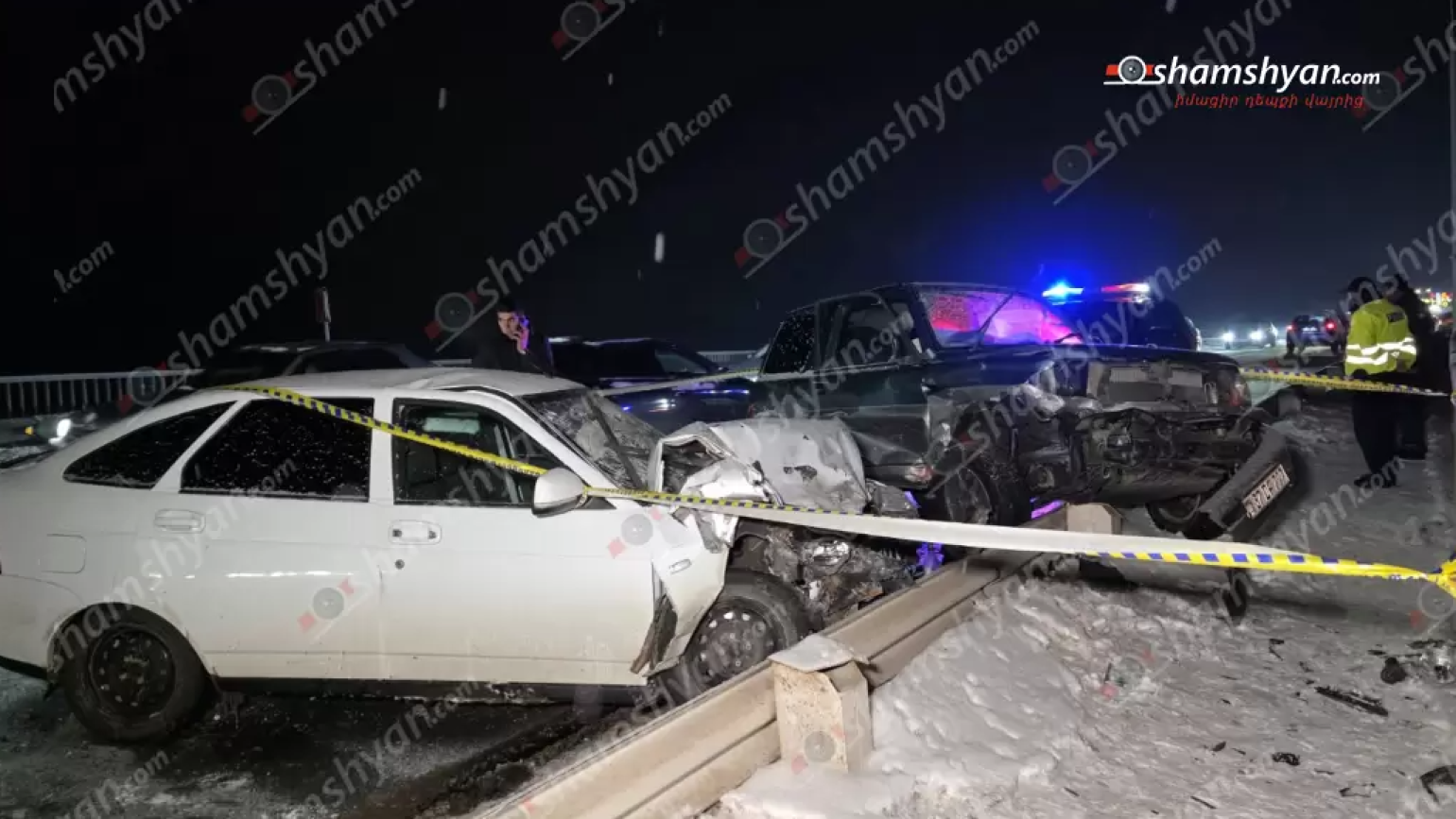 Նոր Հաճնի կամրջի վրա բшխվել են «Լադա»-ն և «Mitsubishi Pajero»-ն․ կա վիրավոր