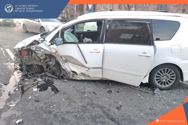 Վթար՝ Երևանի Հերացի փողոցում․ կան տուժածներ