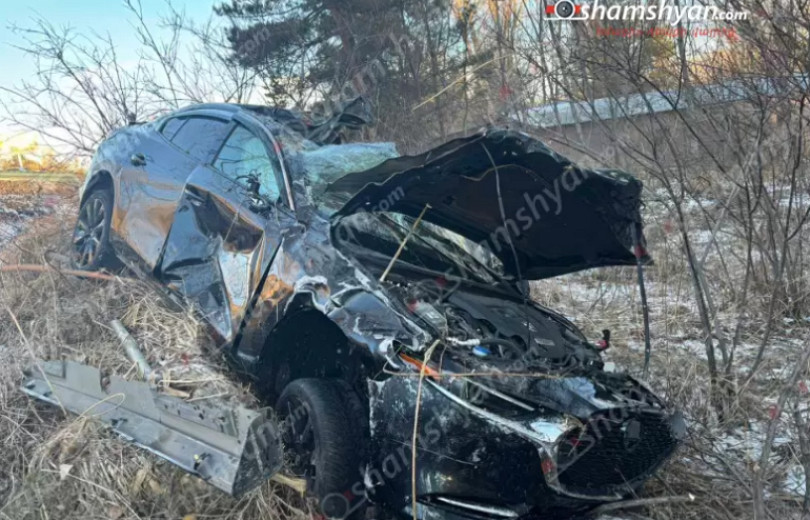 «Մազդա»-ն բախվել է ծառերին ու հայտնվել դաշտում. 24-ամյա վարորդը տեղում մահացել է