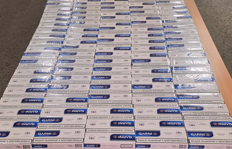 Կանխվել է Իրանից ՀՀ սահմանով չհայտարարագրված խոշոր խմբաքանակի ծխախոտի տեղափոխման փորձը