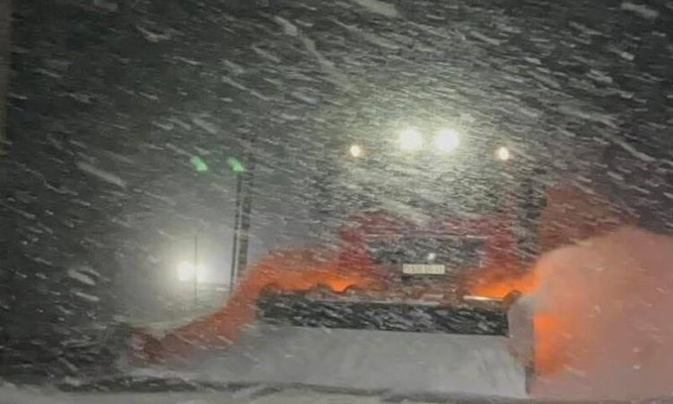 Սաստիկ բքի պատճառով Նորավանի խաչմերուկից մինչև Գորիս և Տաթև ավտոճանապարհները փակ են