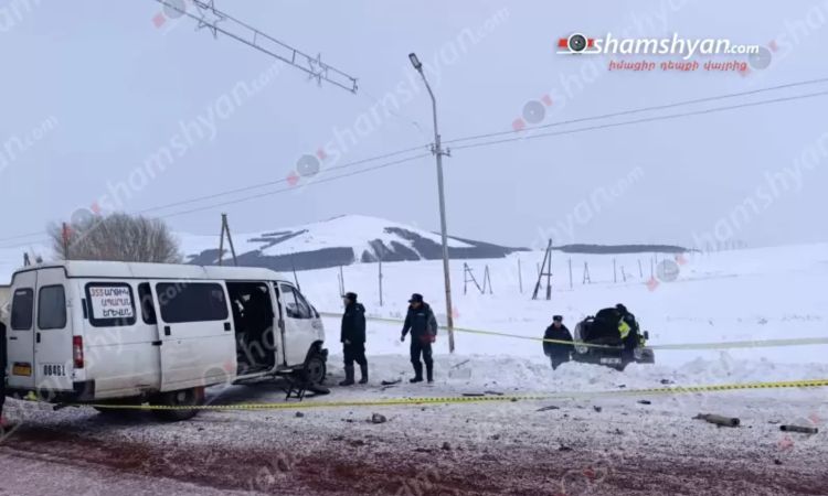 Խոշոր վթար, բախվել են Արթիկ-Երևան երթուղու «Գազել» ու «ԳԱԶ 69», 8 վիրավnր կա․ Shamshyan