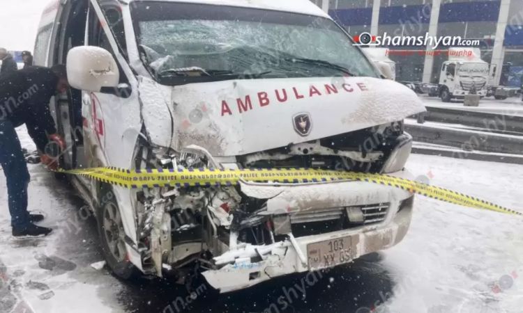 Վթար՝ Երևանում, բախվել են Երևան-Մասիս երթուղու ավտոբուս ու շտապօգնության մեքենա, վիրավnրներ կան․ Shamshyan